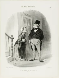 "Hij is een Laaaand-Looooord geworden!", plaat 18 uit Les Bons Bourgeois