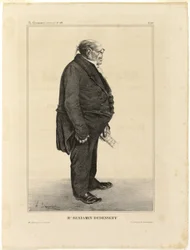 Benjamin Dudessert, plaat 287 uit Célébrités de la Caricature