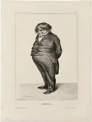 Mr. Prune, plaat 288 uit Célébrités de la Caricature