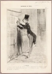 De Affiche Man, plaat 17 uit Bohémiens de Paris
