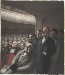 Een theaterpubliek