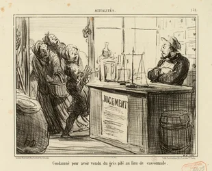 Actualiteiten nr. 252: Veroordeeld omdat hij gemalen zandsteen in plaats van bruine suiker had verkocht.