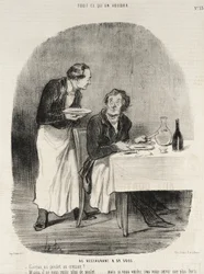 In het restaurant voor 32 sous
