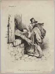 Het is versleten, het is geen twee sous waard, nummer 143 uit de serie Politieke serie uit Le Charivari