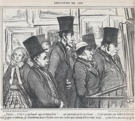 Christi, wat een goedgebouwde os!..., van de Tentoonstelling van 1859, gepubliceerd in Le Charivari, 4 mei 1859