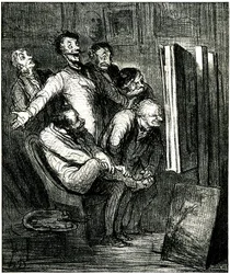 Critici voor een schilderij