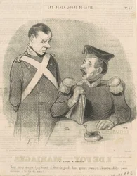 Een lid van de Nationale Garde
