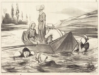 Op open zee