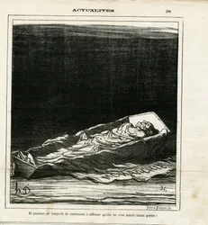 Illustratie door Honoré Daumier (1808-1879) in Le Charivari