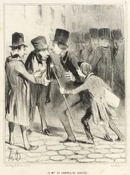 De verkoper van veiligheidskettingen