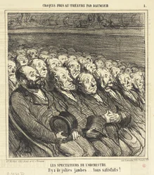 De toeschouwers van het orkest