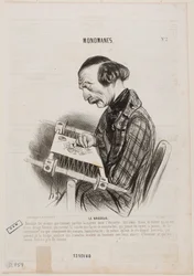 De borduurster