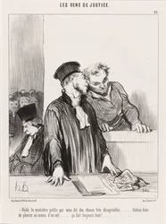 Daar is het openbaar ministerie dat u... onaangename dingen vertelt...