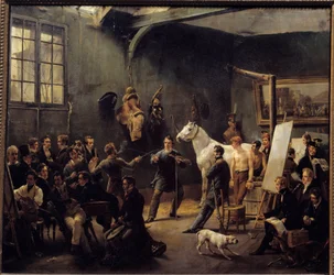 Atelier van Horace Vernet in 1820