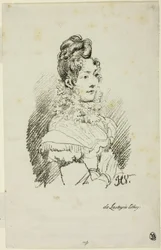 Portret van Madame Perregaux