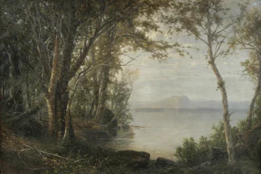 Mount Katahdin, Landschap met Meer en Berg