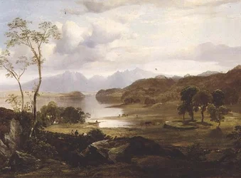 Loch Fad: Arran in de verte