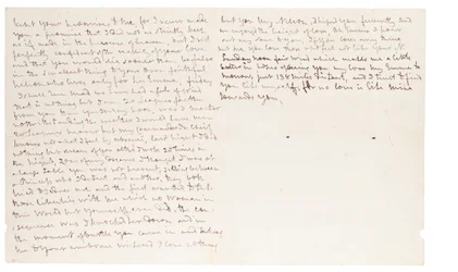 Handgeschreven brief aan Lady Hamilton, n.p. [Foudroyant op zee]