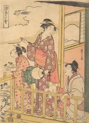 Een langstaartige Onagadori-hoender, uit de serie Twaalf verschillende vogels, Shocho junikin..., ca. 1791.