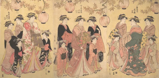 De Yoshiwara Parade in de Herfst, ca. 1793