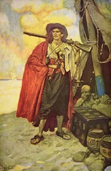Bucaneer van Hispaniola in het Caribisch gebied