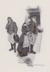 Illustratie voor Evangeline, Een Verhaal van Arcadie, door Henry Wadsworth Longfellow