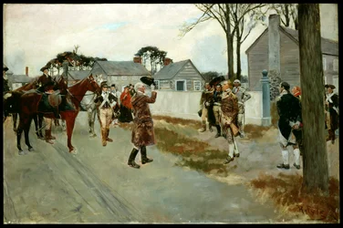 De ontmoeting van Greene en Gates in Charlotte, N.C., uit 