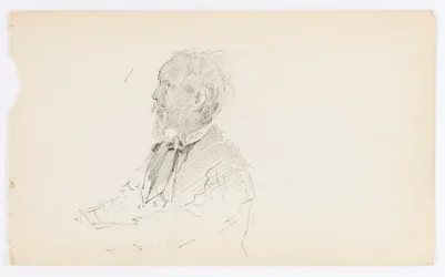 Zonder titel (Hoofd van man met baard)