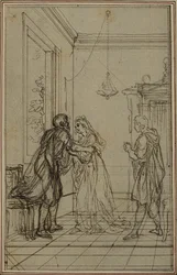 Studie voor Lucains "La Pharsale", Canto II