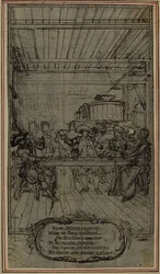 Studie voor vignet-frontispiece van Colle