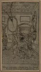 Studie voor vignet-frontispiece van Colle