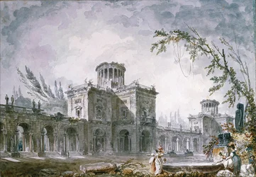 Architectonische fantasie, 1760