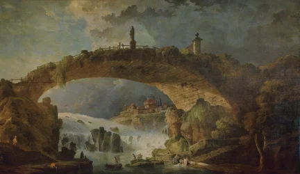 Brug over de watervallen