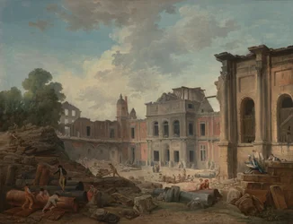 Sloop van het kasteel van Meudon