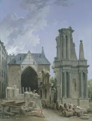 Sloop van de kerk van de Feuillants in de Rue Saint Honore, ca.1804