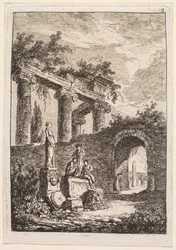 Avonden in Rome: Het standbeeld voor ruïnes, 1763-1764