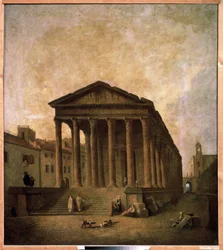 La Maison Carrée, Nîmes, c.1780