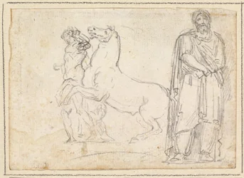 Een van de "Dioscuri" en een Barbaarse Gevangene