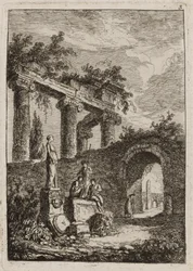 Plaat drie uit Avonden in Rome