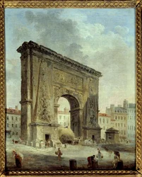 Porte Saint Denis (Zicht op de stad Parijs)