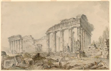 Tempel van Minerva, Athene, Griekenland