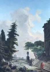 Terras van een Romeins Paleis