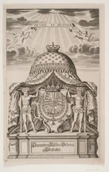 Titelblad voor de statuten van de Orde van de Olifant
