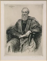 William Thomson, 1e Baron Kelvin (1824-1907) Brits wiskundige en natuurkundige, 1891