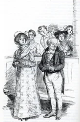In de kerk (illustratie)