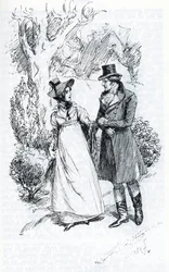 Emma en Mr Knightley (illustratie)