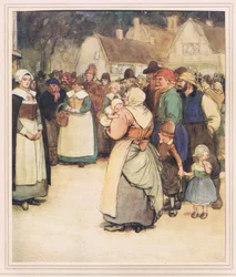 Hester aan de voet van het schavot