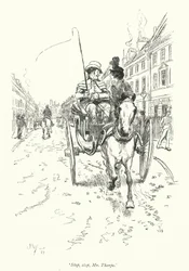 Illustratie voor Northanger Abbey door Jane Austen