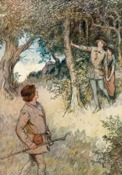 Illustratie voor Shakespeares Zoals het u bevalt