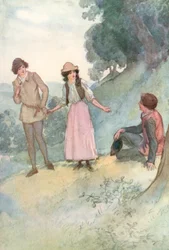 Illustratie voor Shakespeares Zoals het u bevalt
